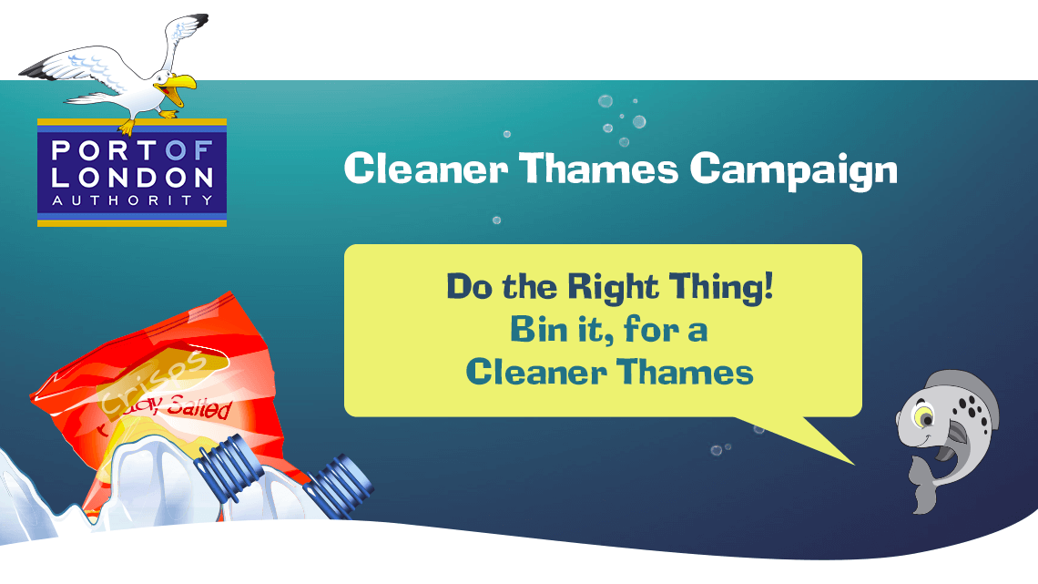 PLA cleaner Thames campaign logo